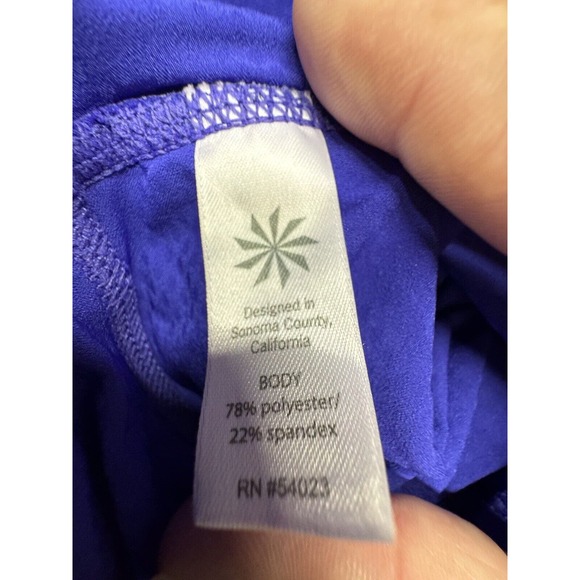 ATHLETA Purple Cropped Leggings ~ Size XS - Picture 5 of 10
